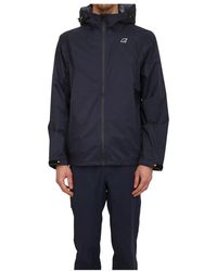K-Way - Jassen ,Blauw ,Polyester Charmain Travel Jacket - Lyst