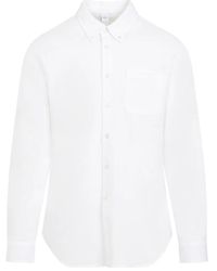 Berluti - Camicia in cotone bianco ottico - Lyst