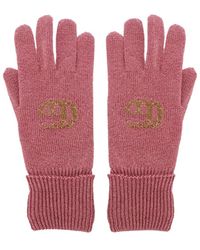 Gucci - Gg Monogram Lurex Handschuhe - Lyst