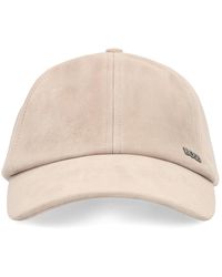 HUGO - Accessoires ,Katoen Suede Cap Met Metalen Logo Rivet - Lyst