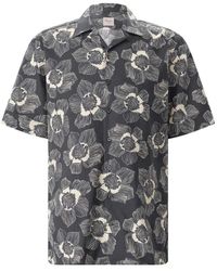 Stenströms - Overhemden ,Grijs ,Katoen Short Sleeve Shirts - Lyst