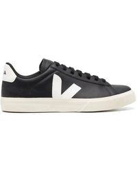 Veja - Campo chromefree ledertrainer schwarz/weiß - Lyst