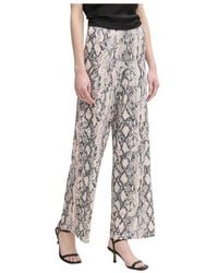 Ouí - Broeken ,Polyester Wijde Broek - Lyst