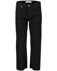 Roy Rogers - Schwarze Boyfriend Jeans Mit Stickerei - Lyst