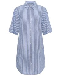 Part Two - Kleedjes ,Blauw ,Shirt Kleedjes - Lyst