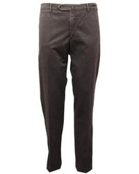 PT01 - Super Slim Fit Katoenen Broek - Lyst