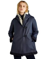 Fay - Jassen ,Blauw ,Polyester Parka Jas - Lyst