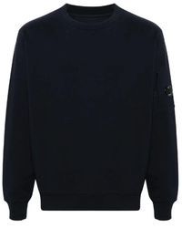 C.P. Company - Diagonal Raised Fleece Crewneck Sweatshirt - Lyst