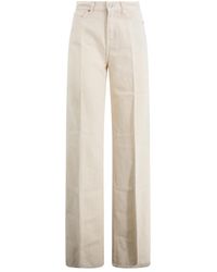7 For All Mankind - Wide Trousers - Lyst