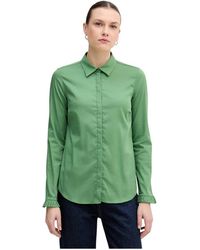 Mos Mosh - Overhemden ,Groen ,Katoen Mattie Flip Shirt - Lyst