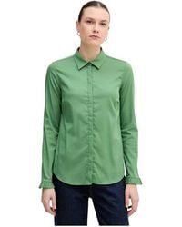 Mos Mosh - Overhemden ,Groen ,Katoen Mattie Flip Shirt - Lyst