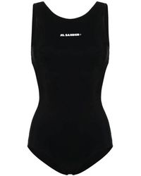 Jil Sander - Badmode ,Zwart ,Zwarte Badpak - Lyst