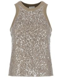 Brunello Cucinelli - Top - Lyst