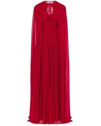 Philosophy Di Lorenzo Serafini - Stretch Tule Jurk Met Cape - Lyst