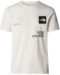 The North Face - Weiße t-shirts und polos - Lyst