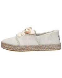 TOMS - Schoenen ,Blauw ,Suède Carolina Lace Up - Lyst