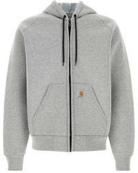Carhartt - Grijze Car-Lux Hooded Jacket - Lyst