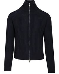 Isabel Marant - Gerippter Wollpullover Mit Doppelreißverschluss - Lyst