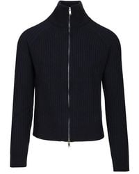 Isabel Marant - Ribbed Wool Sweater With Double-Slider Zip - Lyst