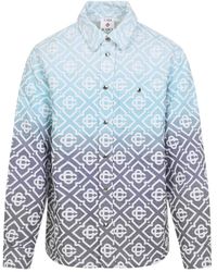CASABLANCA - Overhemden ,Veelkleurig ,Katoen Monogram Jacket - Lyst