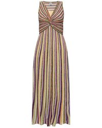 M Missoni Slip Dress - Rood