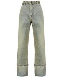 Entire studios - Jeans ,Blauw ,Denim Straight Jeans - Lyst
