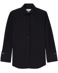 Rohe - Schwarzes hemd mit doppelmanschette - Lyst