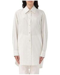 Isabel Marant - Gestreiftes Seidenhemd, Elegant Und Vielseitig - Lyst