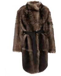 Yves Salomon - Faux Fur & Shearling Jackets - Lyst