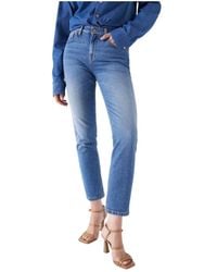 Salsa Jeans - Cropped Jeans - Lyst
