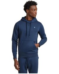 G-Star - Hoodies & Sweatvesten ,Blauw ,Denim Stijlvolle Denim Jeans Voor Mannen - Lyst