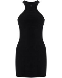 Courreges - Contrast Scuba Mini Jurk - Lyst