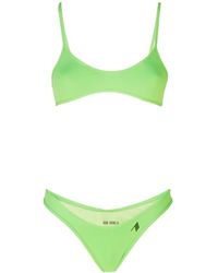 The Attico - Lycra logo bikini - Lyst