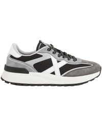 Munich - Leren Sneaker Met Polyurethaan Materiaal - Lyst