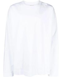 Dries Van Noten - Tops ,Wit ,Katoen Long Sleeve Tops - Lyst