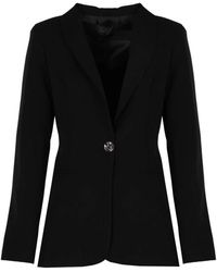 LA HAINE INSIDE US - Jassen ,Zwart ,Leer Elegante Blazer Voor Elke Gelegenheid - Lyst