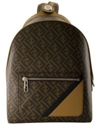 Fendi - Diagonaler nagel rucksack - Lyst