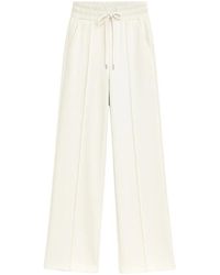 Clips - Weiße Elegante Hose Mit Weitem Bein - Lyst