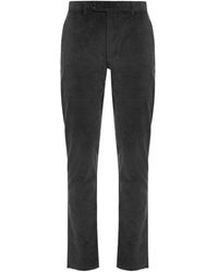 Moorer - Broeken ,Grijs ,Katoen Carlon-Ves Corduroy Broek - Lyst