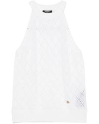 Balmain - Sleeveless Tops - Lyst