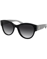 Chanel - Schwarze sonnenbrille mit originalzubehör - Lyst