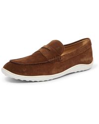 Tod's - Suede Loafer Made - Lyst