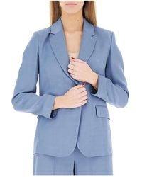 Marella - Jassen ,Blauw ,Leer Emme Jacket - Lyst