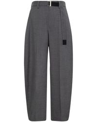 Sacai - Wide Trousers - Lyst