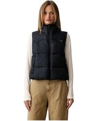 Levi's - Jassen ,Blauw ,Leer Palmer Puffer Vest - Lyst