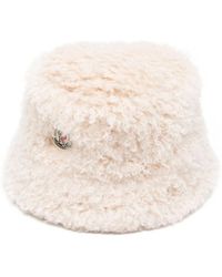 Moncler - Cremefarbene Wintermützen Für Frauen - Lyst