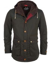 Barbour - Gewaxte Katoenen Parka Game Olijf - Lyst