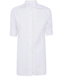 Maison Margiela - Katoenen Shirt Met Korte Mouwen - Lyst