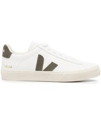 Veja - Campo Chromefree Leder extra weiß khaki - Lyst