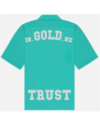 In Gold We Trust - Ozeanblaue strandbluse - Lyst